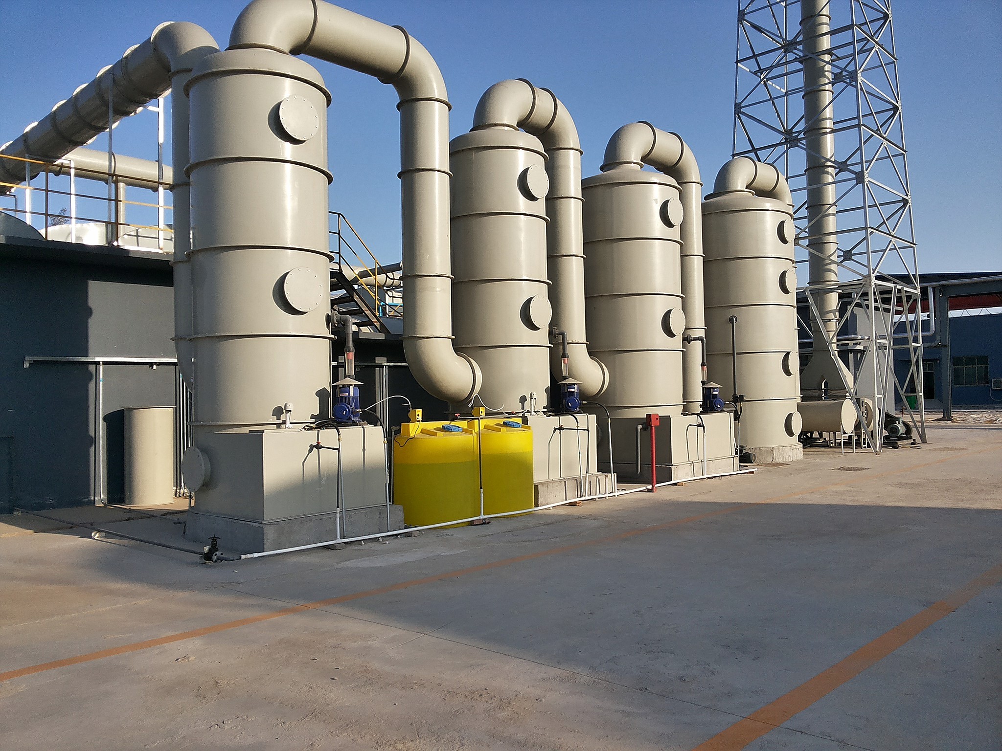 CR-BF High-Concentration FRP Acid Mist Scrubber