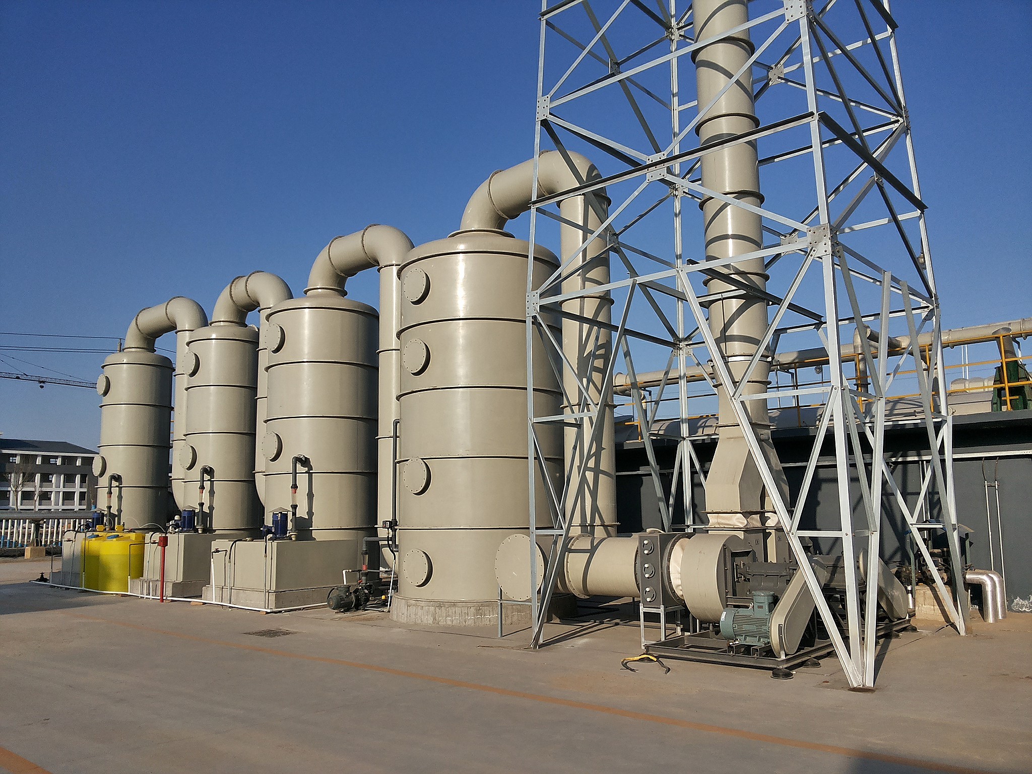 CR-BF High-Concentration FRP Acid Mist Scrubber